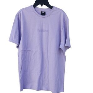 Overtime Mens Pastel Purple Sport Tee Cotton Ecocore Medium Normcore Athletic